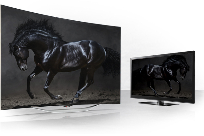 Chernoto na noviya televizor lg oled