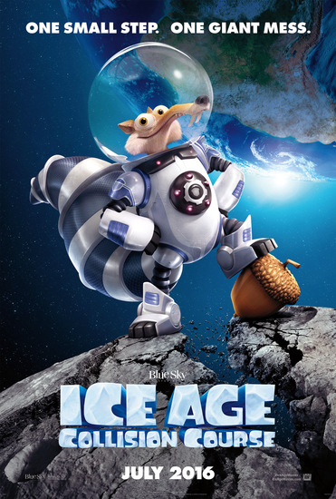 Скрат на плаката за "Ледена епоха 5: Големият сблъсък"