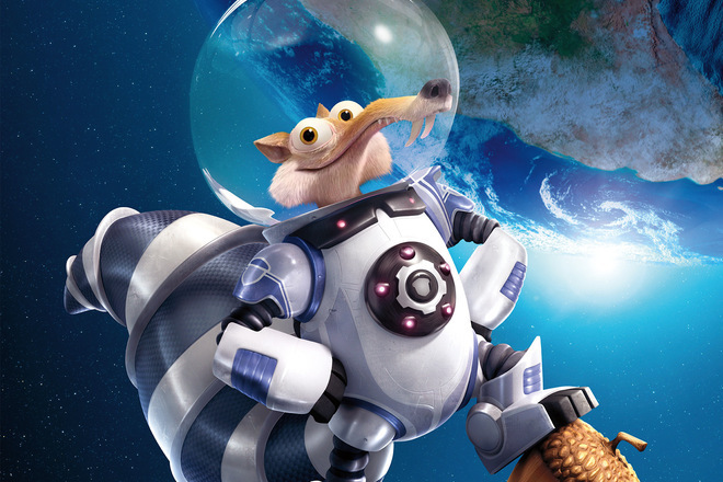 Skrat na plakata za ledena epoha 5 golemiyat sblasak