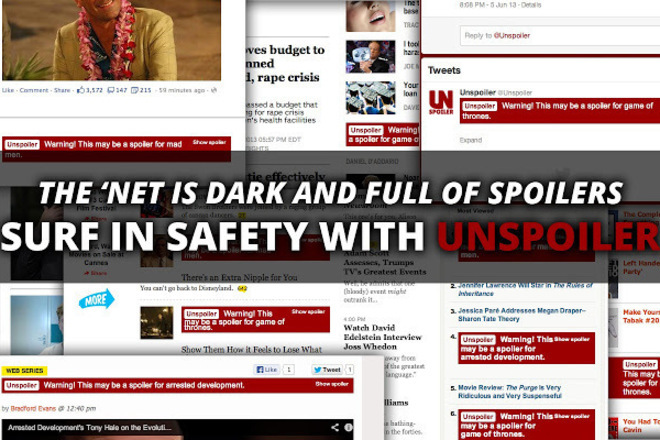 Unspoiler kak da zabravim za spoylerite