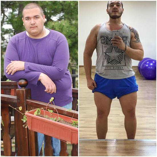 Андриан Аспарухов, преди и след отслабването