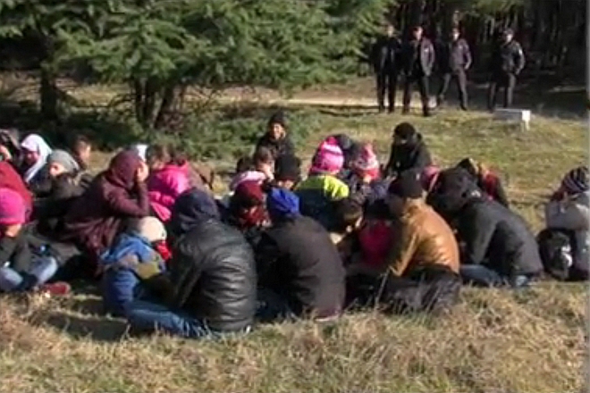 Grupata ot 119 bezhantsi zadarzhana ot granichna politsiya