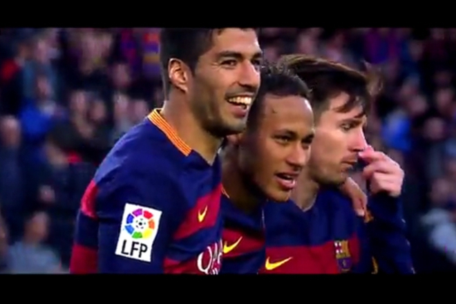 Suares neymar i mesi trimata tsare na barselona