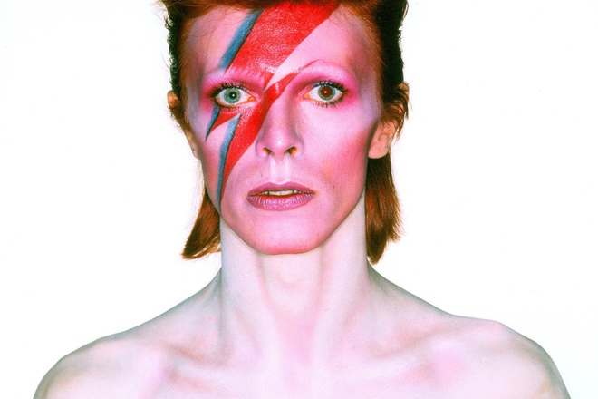 Deyvid boui fotografiran ot brayan dafi za aladdin sane 1973