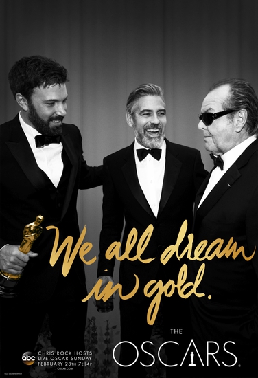 Афлек, Клуни и Никълсън на плакат за "Оскар 2016"