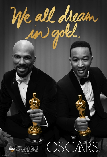 Комън и Джон Леджънд на плакат за "Оскар 2016"