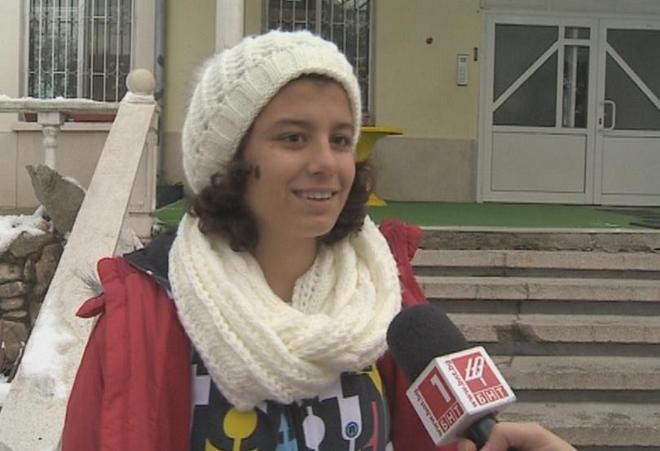 Мария пред камерата на БНТ