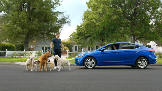 Райън Рейнолдс разхожда кучета в реклама