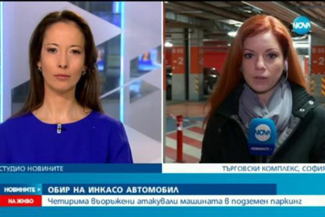 Vaorazheni napadnaha inkaso avtomobil v parkinga na mol