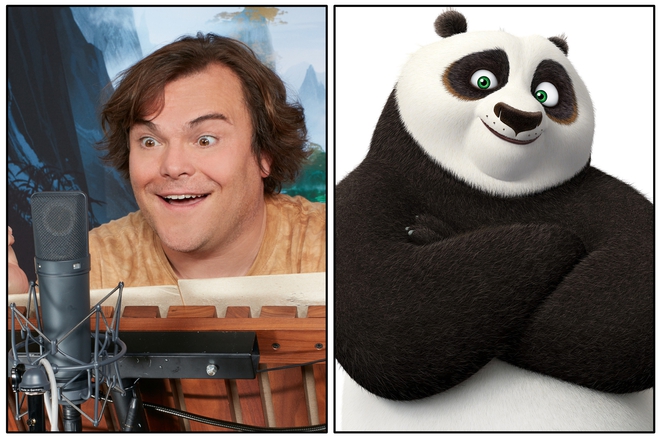 Джак Блек като кунгфу пандата