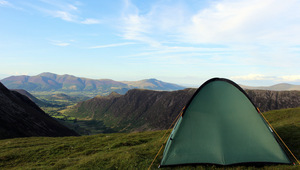 На платка в планината