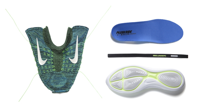 Съставните части на Nike LunarEpic Flyknit 