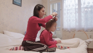 Ирина и 4-годишната ѝ дъщеря Стефи