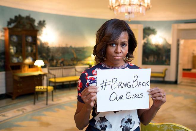 Мишел Обама с призив за освобождаване на отвлечените в Нигерия ученички
