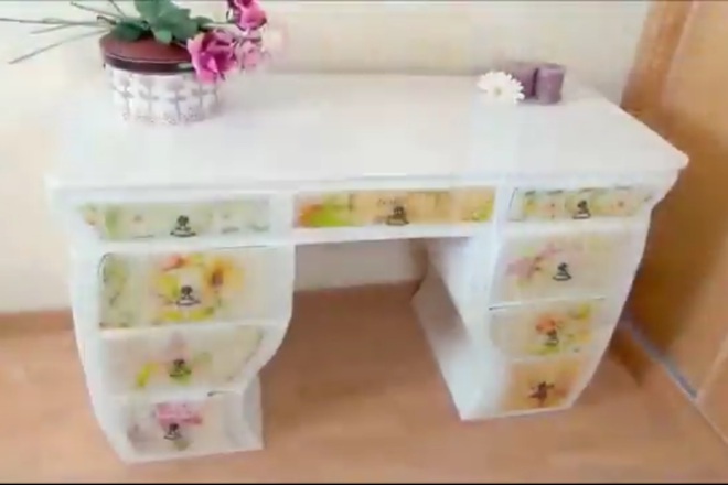 Krasiva rabotna masa ot karton