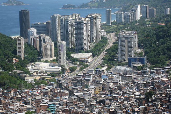 Favela brazilskite geta