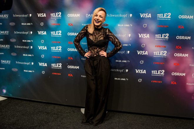 Поли Генова позира пред журналистите на Евровизия 2016