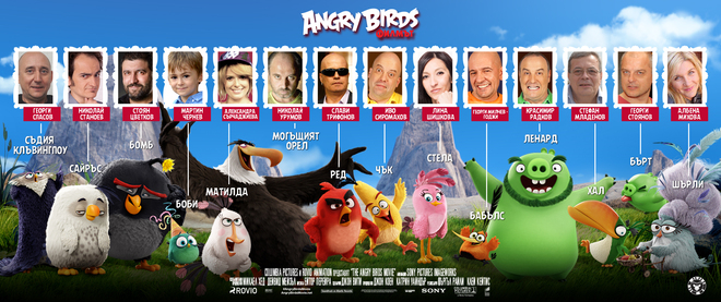 Българските лица (и гласове) на "Angry Birds: Филмът"