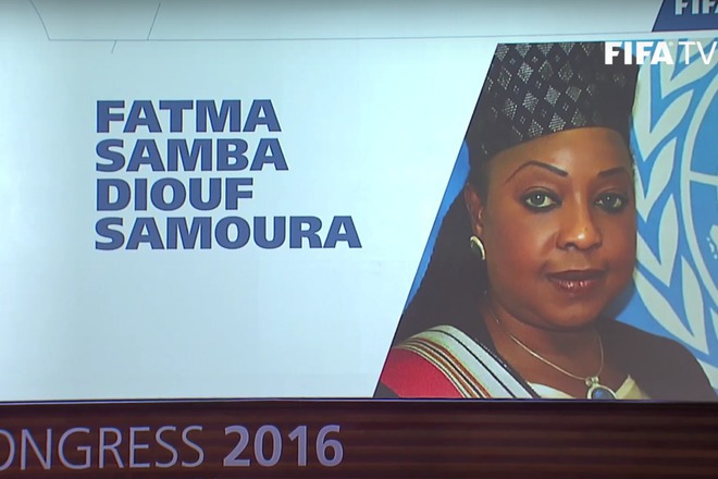 Fatma samba diuf samura noviyat generalen sekretar na fifa