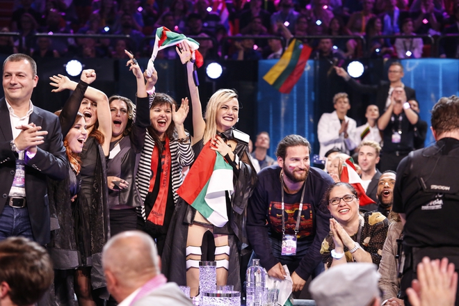 Evroviziya 2016 balgarskata delegatsiya reagira na rezultatite ot finala