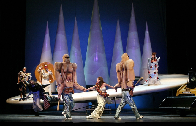 Сцена от операта "Рейнско злато" (2010)