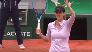 Цвети Пиронкова след победата над Радванска