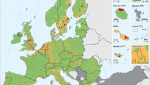 Равнище на урбанизация в ЕС