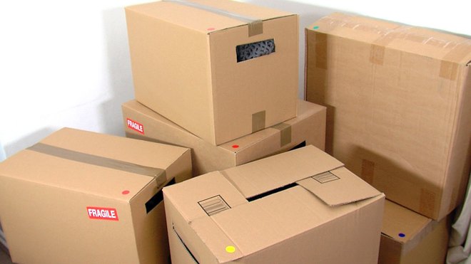 Кашоните с вещи, когато сменяме жилище