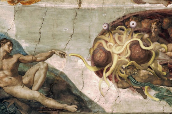 Adam i letyashtoto spageteno chudovishte