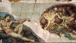 Адам и Летящото спагетено чудовище