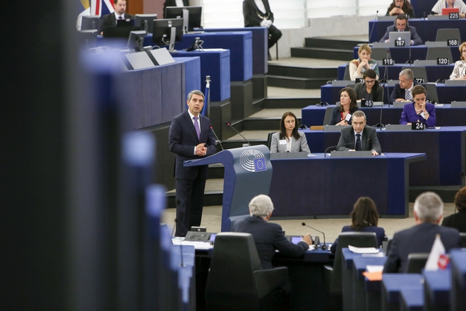 Prezidentat plevneliev pred evroparlamenta