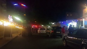 Полицията проверява мястото на престрелката в Слънчев бряг