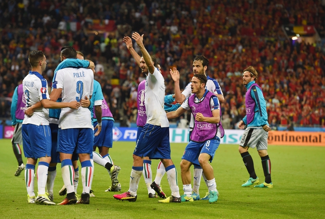 Евро 2016: Италия - Белгия 2:0