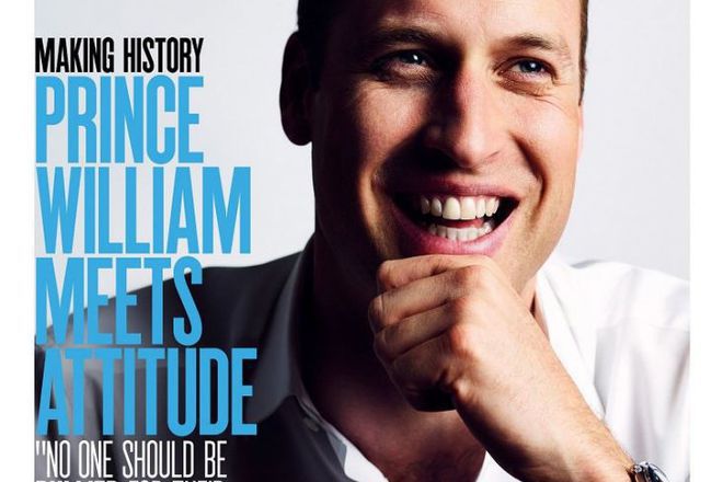 Prints uilyam na koritsa v gey spisanie