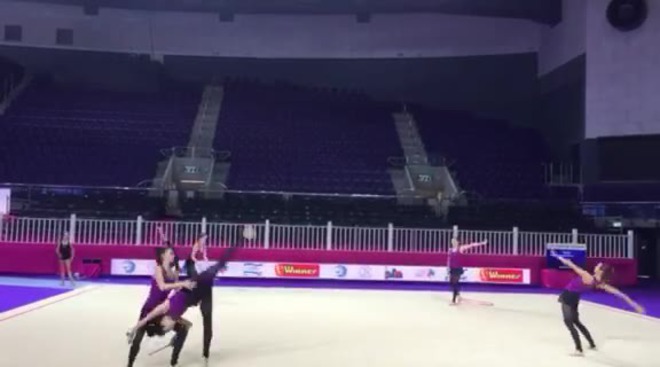 Първа тренировка в Израел на "златните момичета"