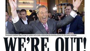 Найджъл Фараж ликува след успеха на Brexit