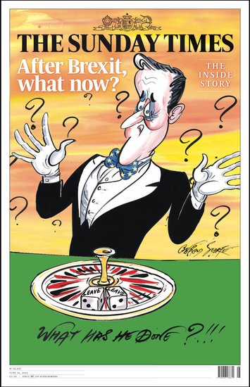 Brexit в карикатурата на Джералд Скарф