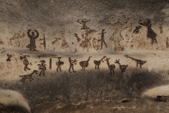 Skalnite risunki v peshterata magurata