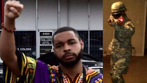 Снайперистът от Далас на снимки от "Фейсбук"