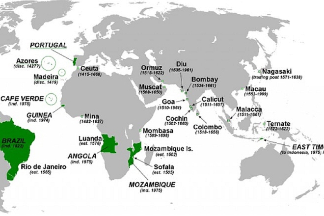 Bivshite kolonii na portugalskata imperiya
