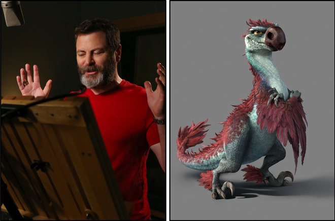 Ник Оферман озвучава диноптица