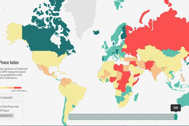 Globalniyat indeks na mira za 2016 g