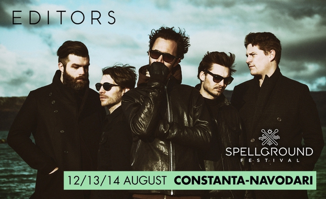 Editors на плакат за фестивала Спелграунд 2016