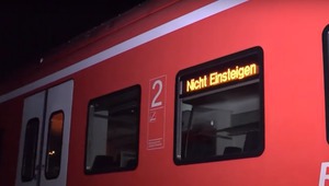 Влакът, където е станало нападението