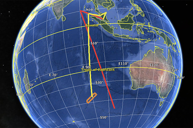 Самоубийственият маршрут на пилота от полет MH370