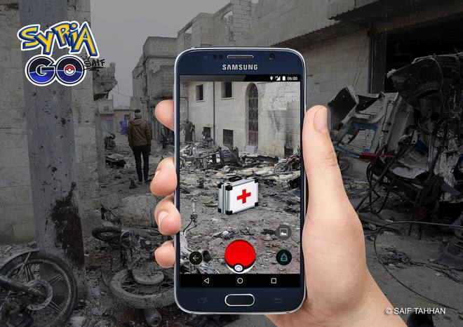 Как би изглеждал Pokemon GO в Сирия 