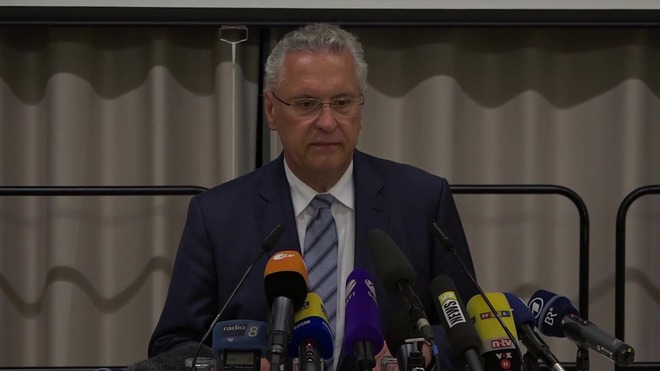 Germany: Bavarian Interior Minister gives press conference following Ansbach attack