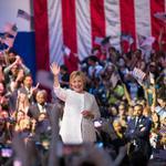 Хилари Клинтън като официален кандидат за президент от Демократическата партия