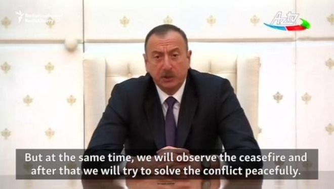 Azerbaijani President Says Armenia Violated International Law