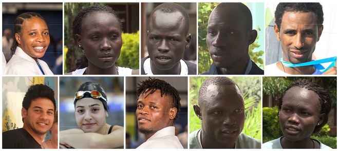Олимпийският отбор на бежанците за игрите в Рио